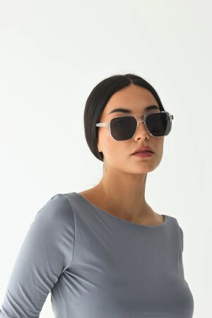 Neue Saison Unisex-Sonnenbrille aus transparentem schwarzem Glas TYC00697057007 - 1