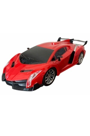 Neue Serie ferngesteuerter, voll funktionsfähiger Sportwagen für Jungen, Spielzeug, rot, komplettes Geschenkprodukt - 4
