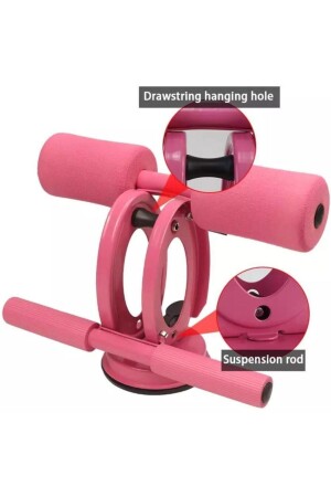 Neues Modell, verstellbare Vakuum-Crunch-Maschine, Sit-up-Bar, Pink UPFGHJ - 4