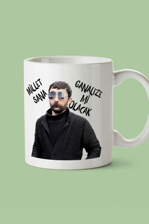 Neujahrsgeschenk „Tell Me About Pregnant Turtle“ bedruckte Tasse aus Glas street-interview-1 - 8