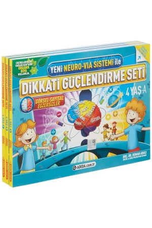 Neuro Via Sistemi Dikkat Güçlendirme Seti 4 Yaş Neuro Via Sistemi Ile Hazırlanmış Adeda - 1