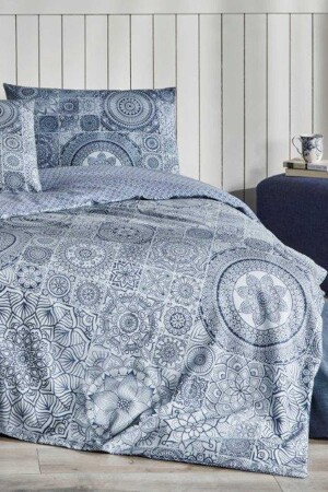 Nev Mandala Mistico Bettbezug-Set, Doppelbett, Blau, EVTNVTÖZDL00641 - 4