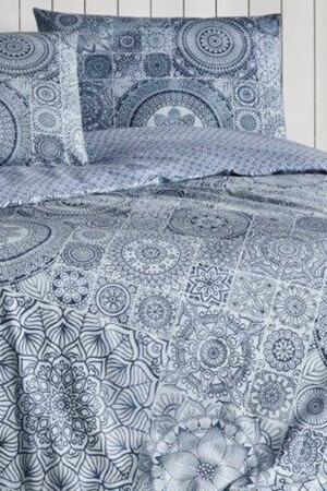 Nev Mandala Mistico Bettbezug-Set, Doppelbett, Blau, EVTNVTÖZDL00641 - 5