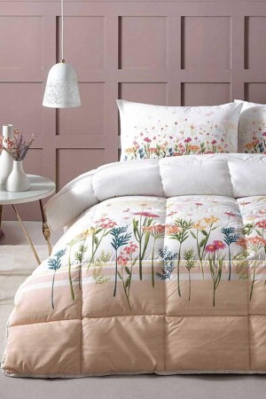 Nev Spring Garden Çift Kişilik Uyku Seti Somon - Özdilek