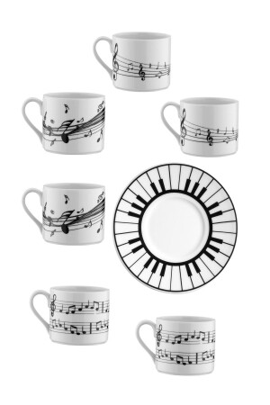 Neverending Symphony 12-teiliges Kaffeetassen-Set für 6 Personen RU12KT4208023 - 2