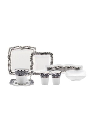 (مينز) - الجوال الجديد (مينز) - 32 قطعة (فطور / خدمة) لـ 6 أشخاص - Karaca