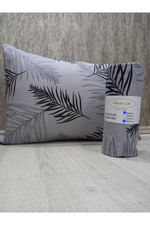 New Grey Feather Battalion Double Elastic Bed Sheet 2 Pillow Cases Ecyenigritüy80 - 2