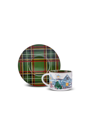 New Year Plaid 12-teilige Kaffeetasse für 6 Personen 110 ml 153. 09. 01. 2655 - 6