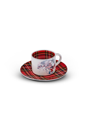 New Year Plaid 12-teilige Kaffeetasse für 6 Personen 110 ml 153. 09. 01. 2655 - 7