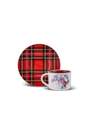 New Year Plaid 230 ml Teetasse für 2 Personen - 4