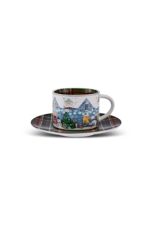 New Year Plaid 230 ml Teetasse für 2 Personen - 7