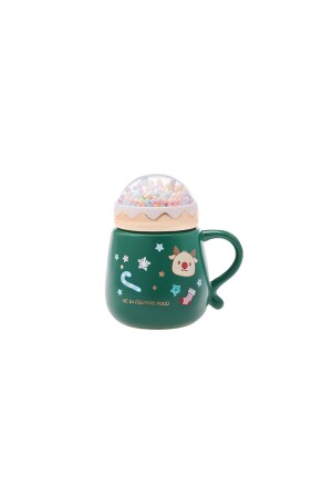 New Year Yılbaşı Bubble Yeşil Kupa Mug 430 ml 153.03.06.8471 - 2