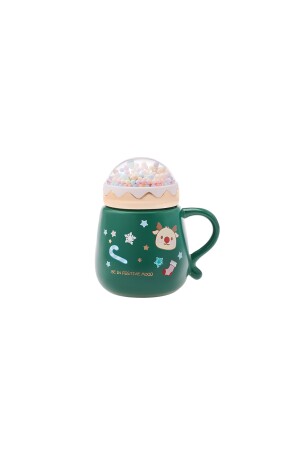 New Year Yılbaşı Bubble Yeşil Kupa Mug 430 ml 153.03.06.8471 - 3