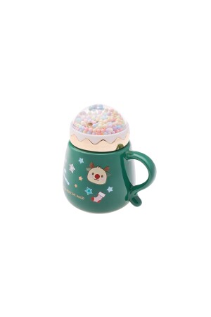 New Year Yılbaşı Bubble Yeşil Kupa Mug 430 ml 153.03.06.8471 - 4