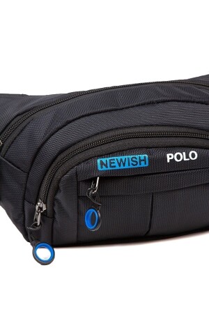 Newish Polo Wasserdichte Kopfhörer, USB-Ausgang, Unisex, Schwarz, Kreuzgurt, Taille, Schulter und Sporttasche yp17 - 3