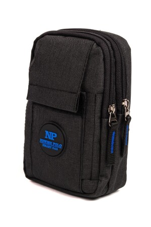 Newish Yuppy Club Unisex Leinen-Taillen- und Cross-Umhängetasche mit Telefonfach, Brusttasche für Reisen und Alltag - 7