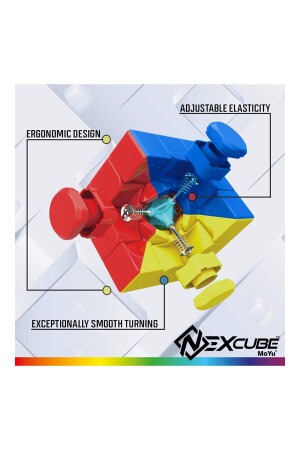 Nexcube Moyu 3x3 Intelligenzwürfel Mind Cube Zauberwürfel BŞL-7578 - 5