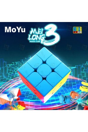 Nexcube Moyu 3x3 Rubik's Intelligence Cube Mind Cube - Neon Cube - Neon Mind Cube - Neon Intelligence Cube Doğan Toy World - 0199 - 2