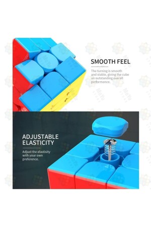 Nexcube Moyu 3x3 Rubik's Intelligence Cube Mind Cube - Neon Cube - Neon Mind Cube - Neon Intelligence Cube Doğan Toy World - 0199 - 7