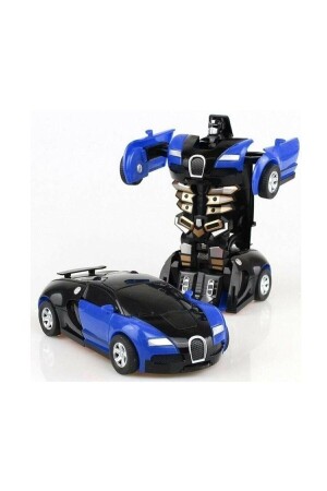 Ni-ag Transformers Robot Çek Bırak 1:32 Kendinden Robota Dönüşebilen Araba DSFAFA - 1