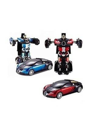 Ni-ag Transformers Robot Çek Bırak 1:32 Kendinden Robota Dönüşebilen Araba - 3