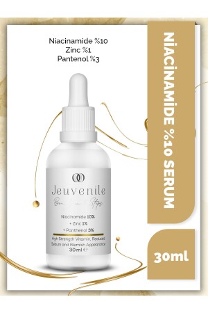 Niacinamid 10 % + Zink 1 % + Panthenol 3 % Hautölausgleichendes und Anti-Unreinheiten-Serum 30 ml 8682397030475 - 3