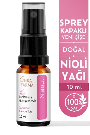 زيت نيول (NIAOULİ) من MNZ-Onka Farma - زيت نيول ضروري طبيعي خالص ودون إضافات - 10 مل - Onkafarma