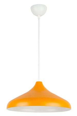 Nil Spezielle Design Moderne Dekorative Café Küche Wohnzimmer Anhänger Lampe mit Orange Innen und Weiß Einzel Kronleuchter BÜYÜKSIVAMATEKLİ1 - 2