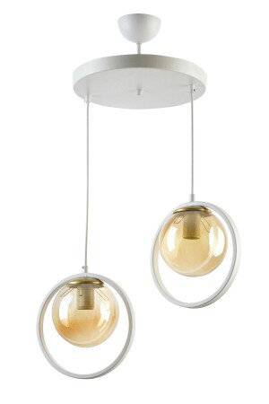 غرفة المعيشة الحديثة MNZ-Nina - المطبخ - غرفة النوم حلقة معدنية زجاج مغلقة مضاعفة نيناكيلي - Modavize