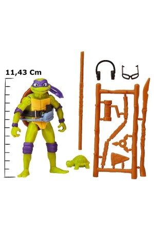 Ninja Kaplumbağalar Aksiyon Figürler 11 Cm Donatello The Brains RKT-TU805000-02 - 5