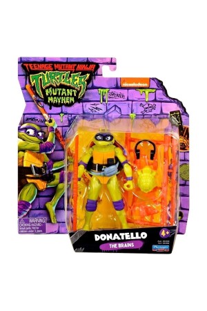 Ninja Kaplumbağalar Aksiyon Figürler 11 Cm Donatello The Brains RKT-TU805000-02 - 6