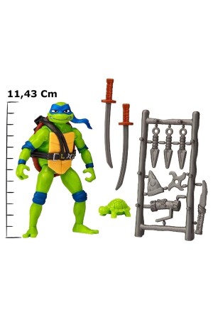 Ninja Kaplumbağalar Aksiyon Figürler 11 Cm Leonardo The Leader RKT-TU805000-03 - 4