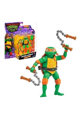 Ninja Kaplumbağalar Aksiyon Figürler 11 Cm Michelangelo The Entertainer RKT-TU805000-04 - 5