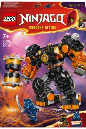 ® NINJAGO® Cole's Erdelement-Roboter 71806 – Bauset für Kinder ab 7 Jahren (235 Teile) - 4