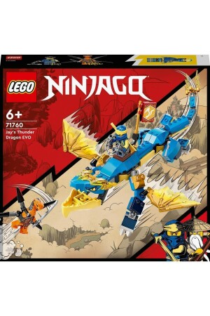 ® NINJAGO® Jay’in Gök Gürültüsü Ejderhası EVO 71760 - 6 Yaş ve Üzeri için Yapım Seti (140 Parça) RS-L-71760 - 4