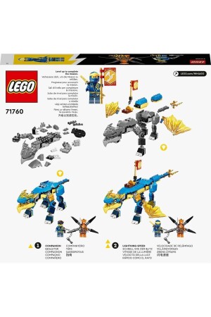 ® NINJAGO® Jay’in Gök Gürültüsü Ejderhası EVO 71760 - 6 Yaş ve Üzeri için Yapım Seti (140 Parça) RS-L-71760 - 5