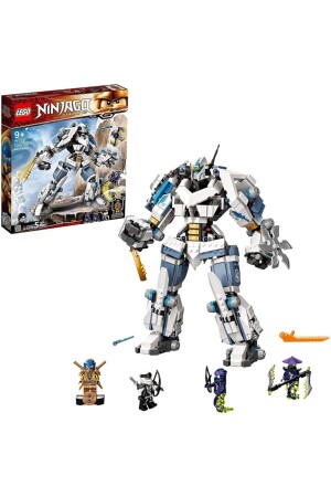 ® NINJAGO® Legacy Zane's Titan Mech Battle 71738 – Ninja-Spielzeug-Bauset (840 Teile) U334164 - 2