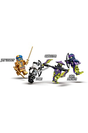 ® NINJAGO® Legacy Zane's Titan Mech Battle 71738 – Ninja-Spielzeug-Bauset (840 Teile) U334164 - 3