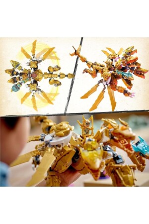 ® NINJAGO® Lloyd's Gold Ultra Dragon 71774 – Bauset für Kinder ab 9 Jahren (989 Teile) - 8