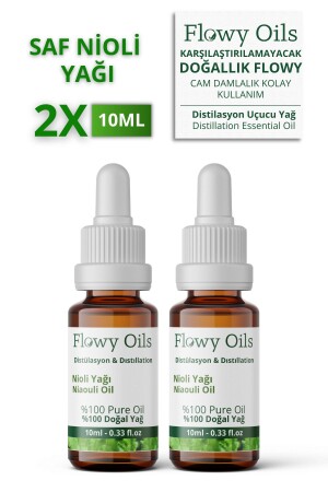 Nioli-Öl, 2er-Set, 100 % natürliches ätherisches Kräuteröl, Niaouli-Öl, 10 ml - 2