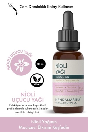 Nioli Uçucu Yağı 10 ml Cam Damlalıklı %100 Saf Ve Doğal ( Niaouli Essential Oil ) - 3