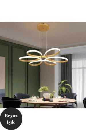 Nipul Antik-Pendelleuchte, moderner LED-Kronleuchter mit weißem Licht, nipul-eskitme-02-01 - Elektroyou