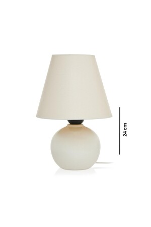 Nisa Luce 12' Ball Lampenschirm Klein Keramik - Weiß / Creme - 6