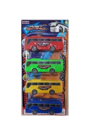 Nizam 4-teiliges buntes Bus-Set - 1