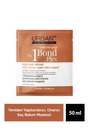 No.1 Bond Plex Restore Repair Yıpranma Karşıtı Şampuanlama Öncesi Saç Bakım Maskesi-50 Ml-vegan - 1