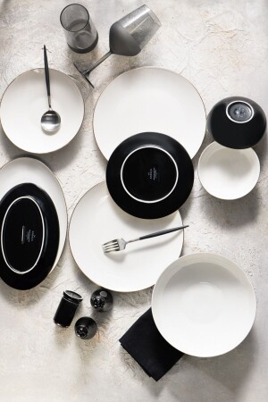 Noble Antrasit 58 Parça 12 Kişilik Yemek Takımı 153.03.08.1385-1 - Karaca