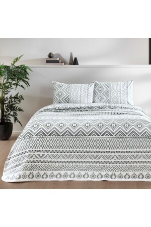 Noir Çift Kişilik Pike Takımı Gri 000001000044881001 - Taç