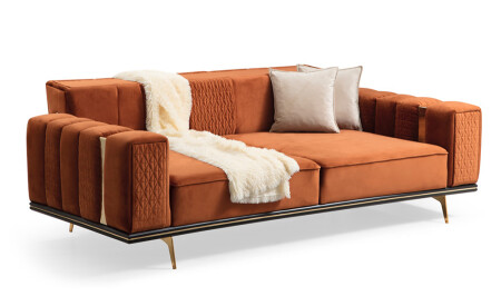 Norma Gold Sofa - 3