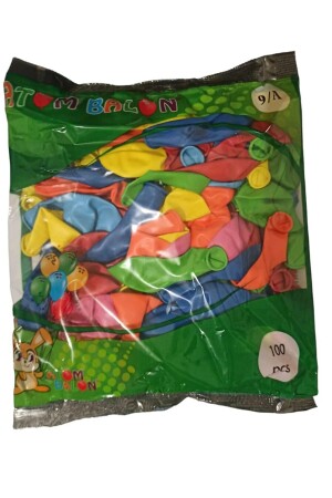 MNZ-Ballon طبيعي لون مختلط 9/A 100pcs - Atom Balon