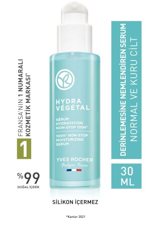 Normal ve Kuru Ciltler için Hydra Vegetal-Hyaluronik Asit&Aloe Vera-Derinlemesine Nemlendiren Serum 57732 - 1